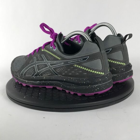 Asics Gel-Torrance Trail Gray/Purple Running Shoes 1022A240 Women’s Size 9.5 - Picture 7 of 12
